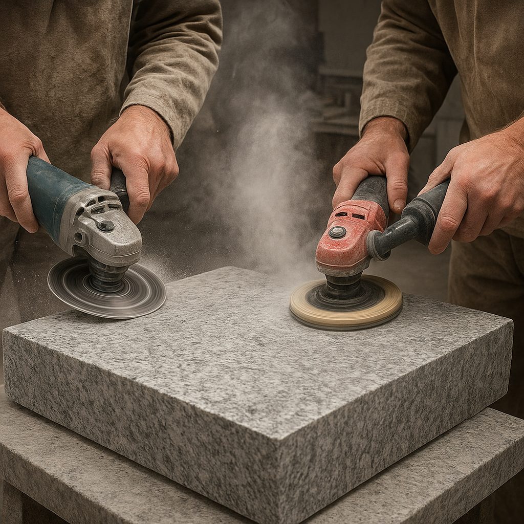 Jak obrabia się kamień – cięcie, szlifowanie i polerowanie