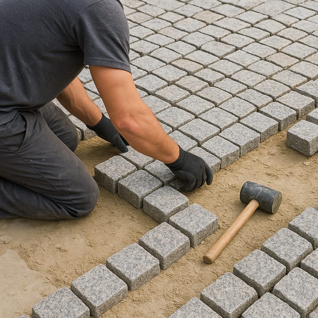 Jak układać kostkę granitową – porady wykonawcze