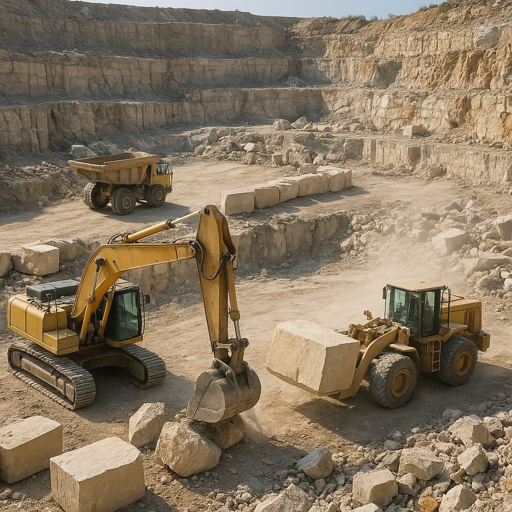 Jak wygląda proces wydobycia kamienia w kamieniołomie