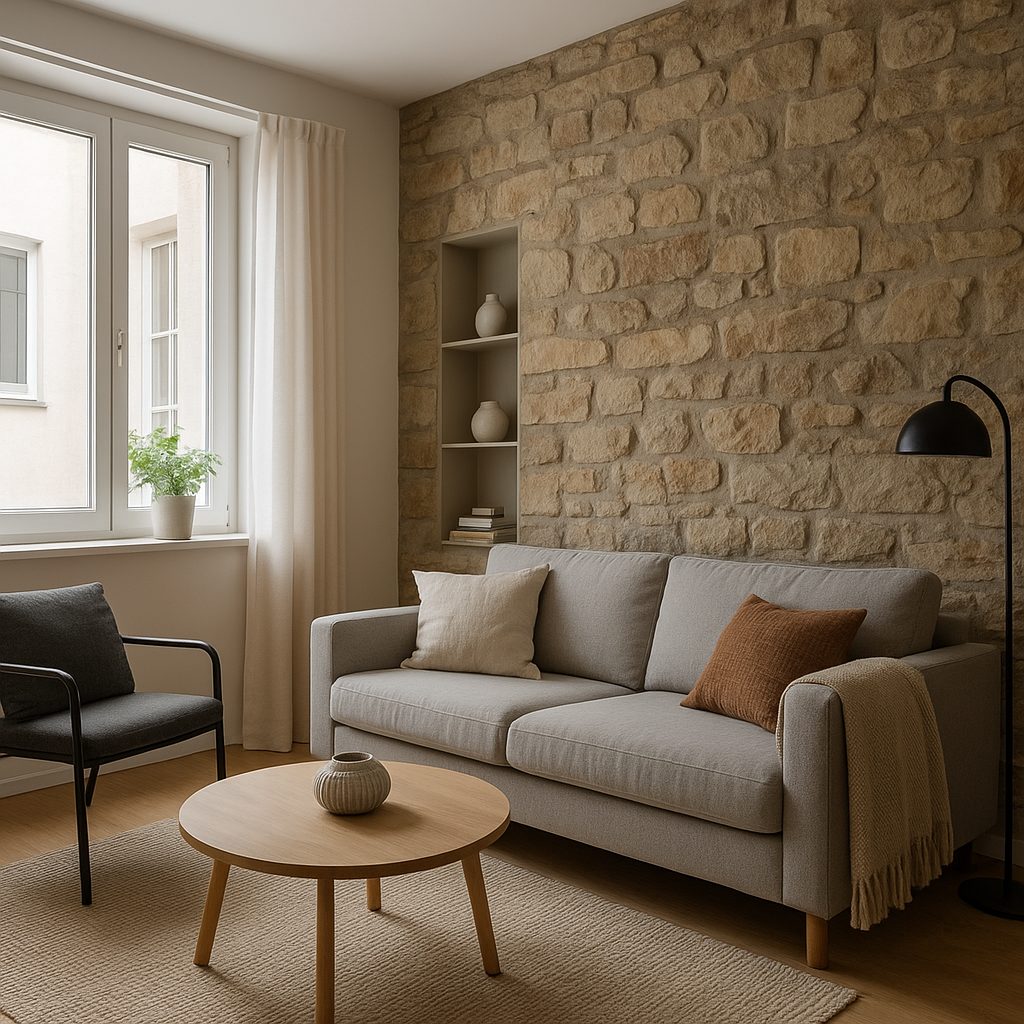 Jak wykorzystać kamień w małych mieszkaniach – inspiracje aranżacyjne