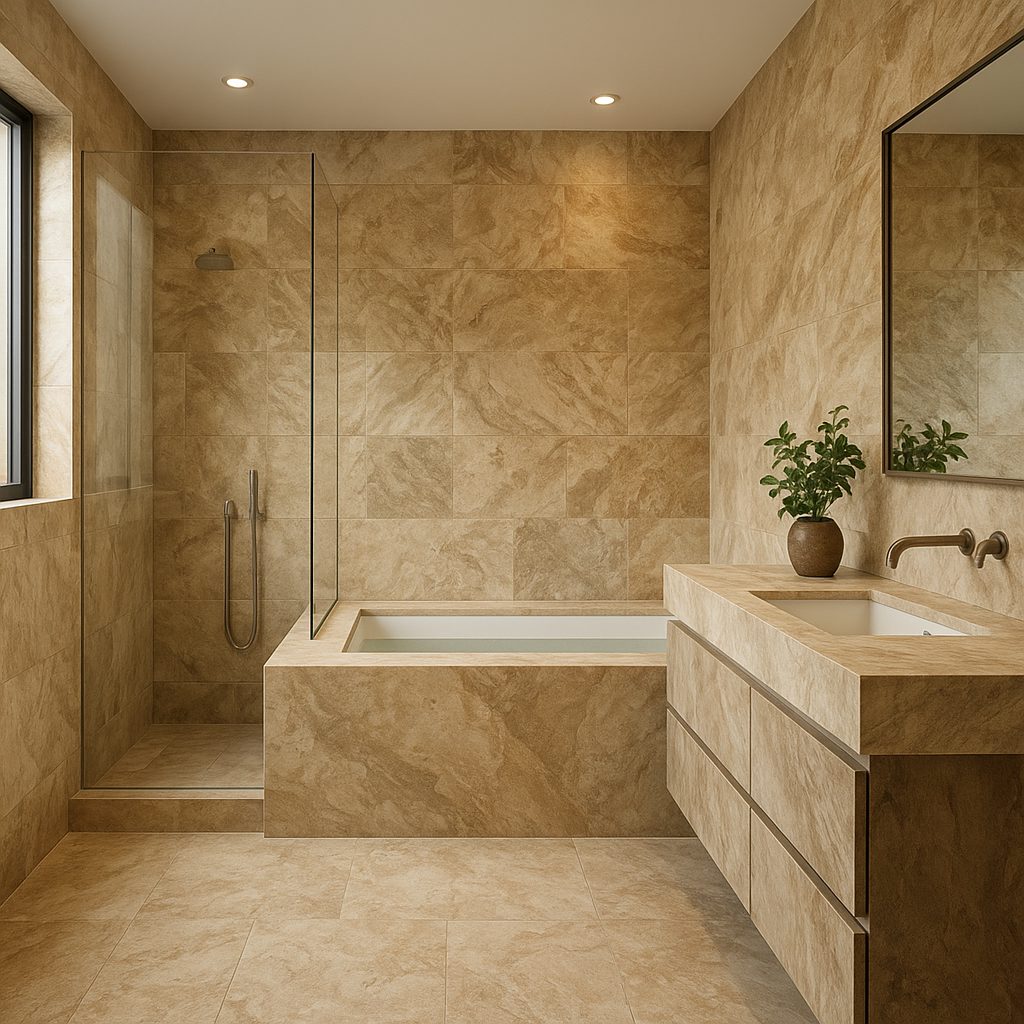 Jak zaprojektować łazienkę z kamienia naturalnego