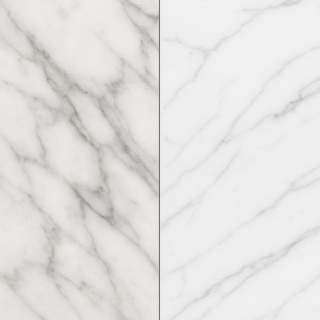 Jakie są różnice między marmurem naturalnym a syntetycznym