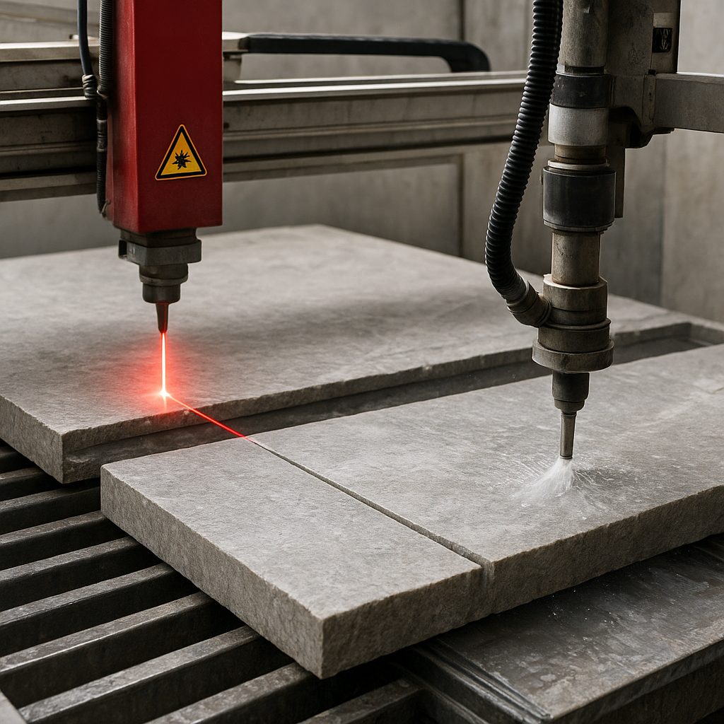 Jakie są technologie cięcia laserowego i wodnego w kamieniarstwie
