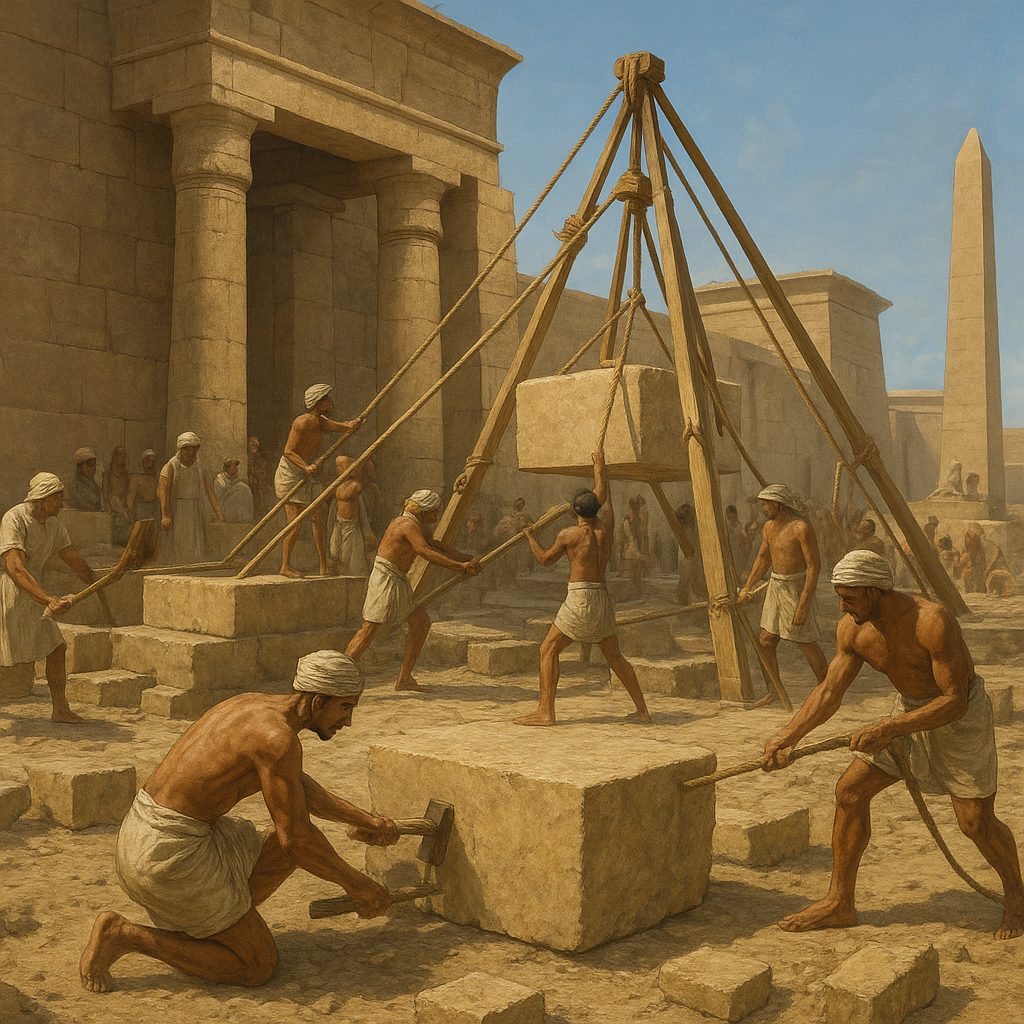 Jak powstawały kamienne świątynie starożytności